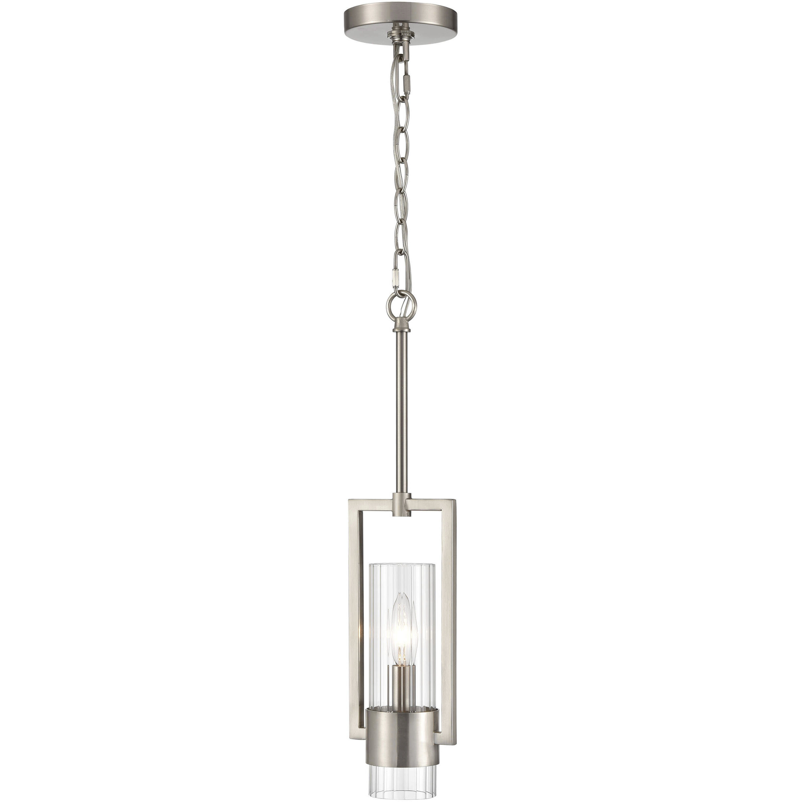 Caberton 1 Light 4.75 inch Brushed Nickel Indoor Pendant Ceiling Light